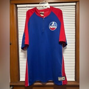 NBA New Jersey Nets Majestic Hardwood Classics Warm-up Jacket
